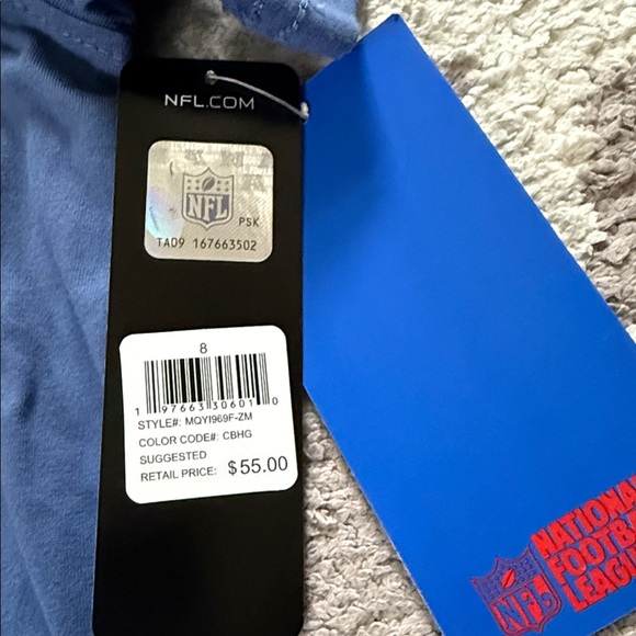 NFL Kids Navy Blue Short Sleeve Tee - Picture 3 of 5